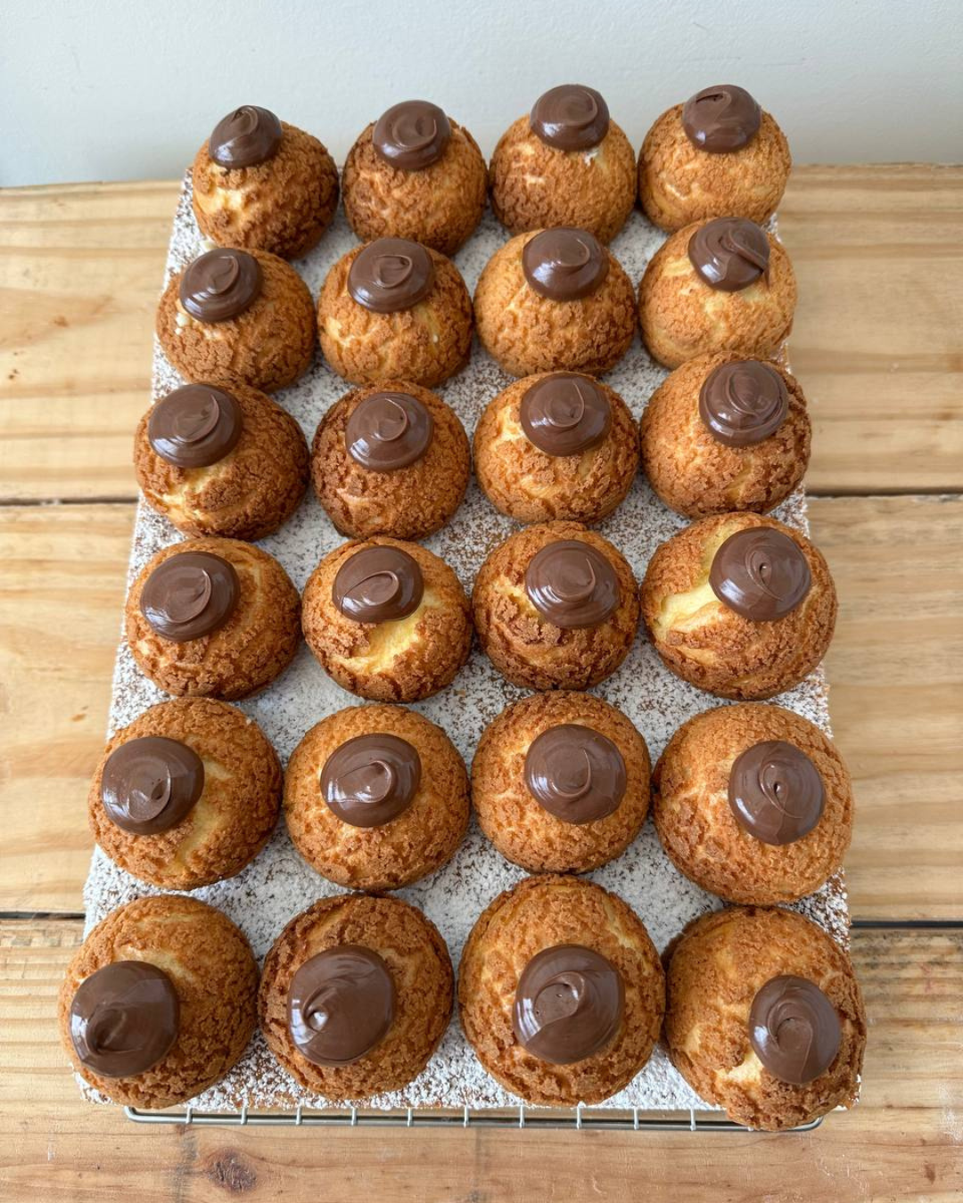 Millefoglie Pastries with Profiteroles