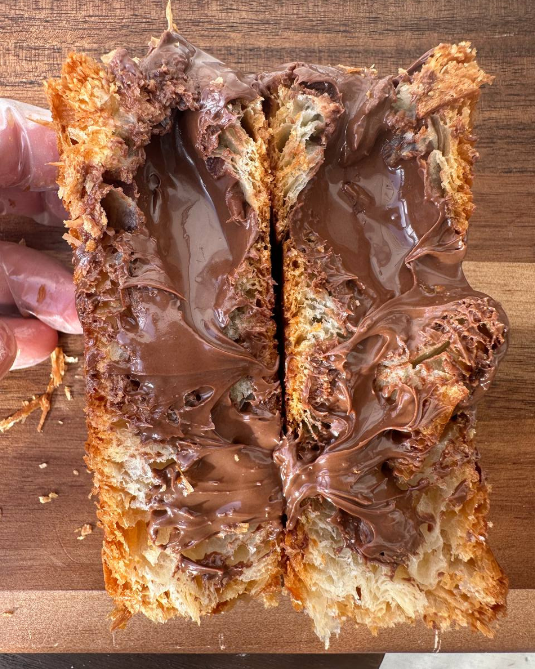 Croissant Roll Hazelnut