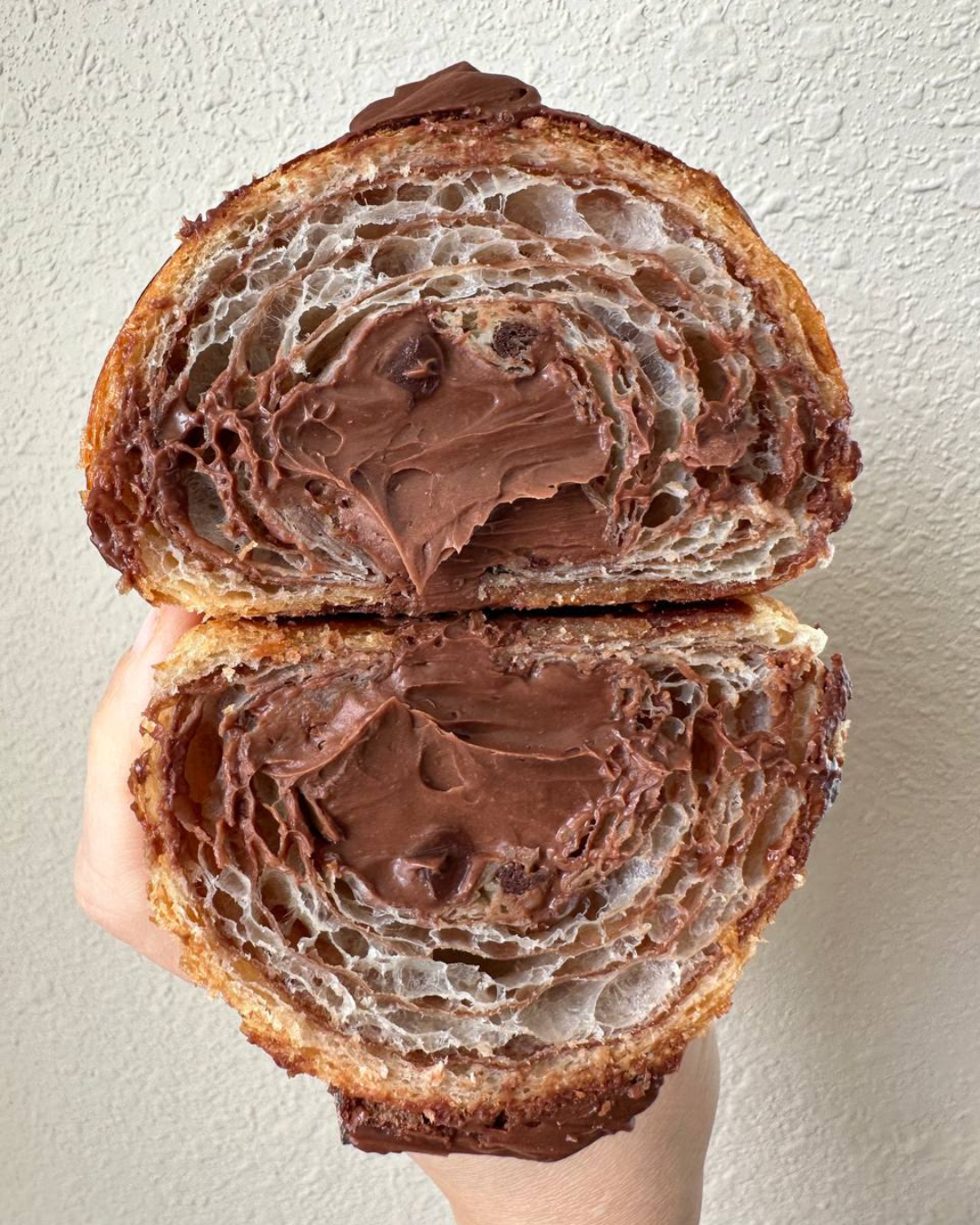 Croissant Chocolate and Coffee
