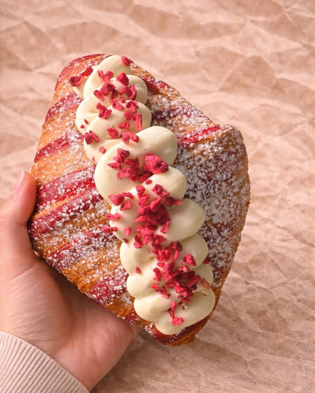 Mascarpone Raspberry Croissant