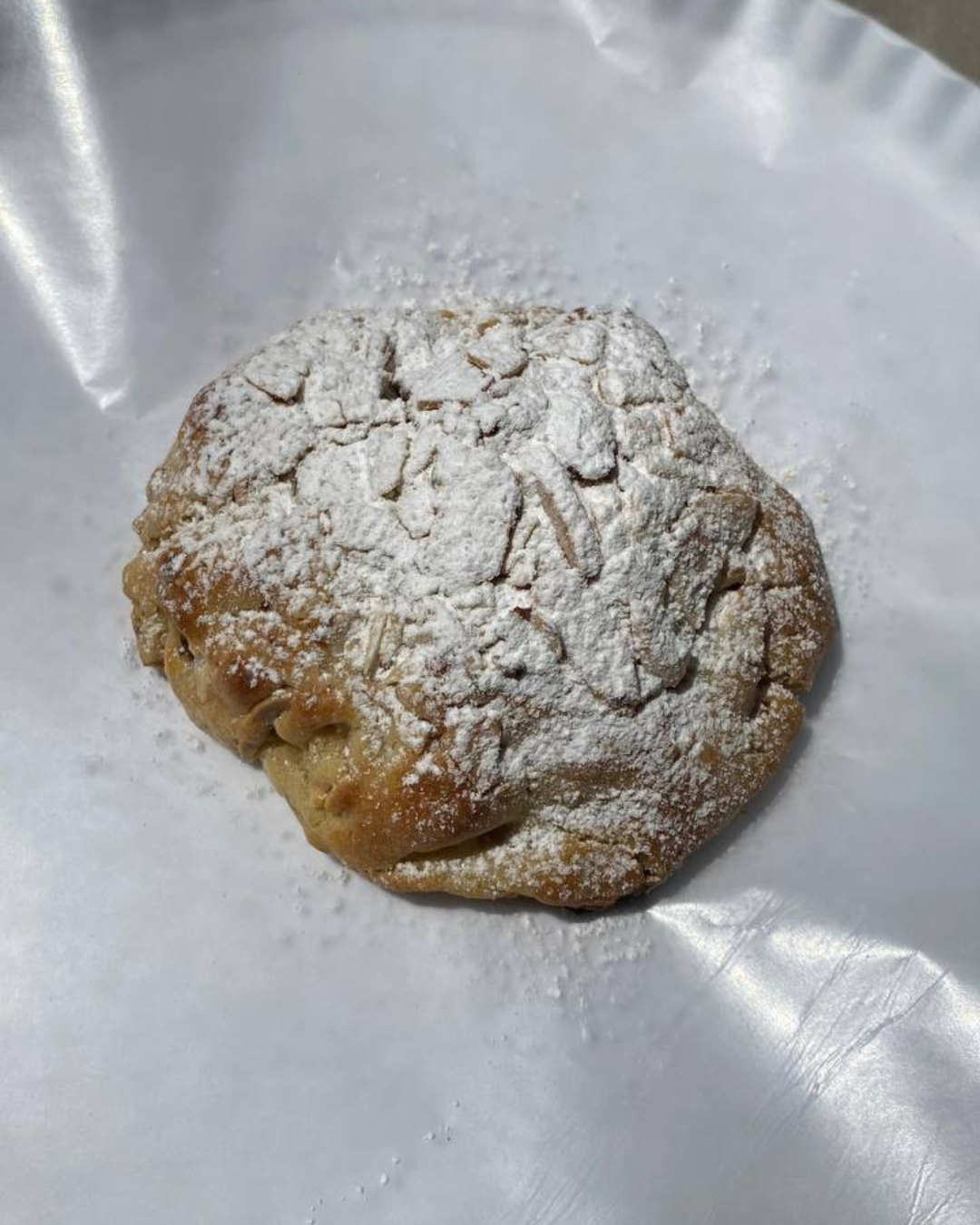 Almond Coconut and Caramel Cookie