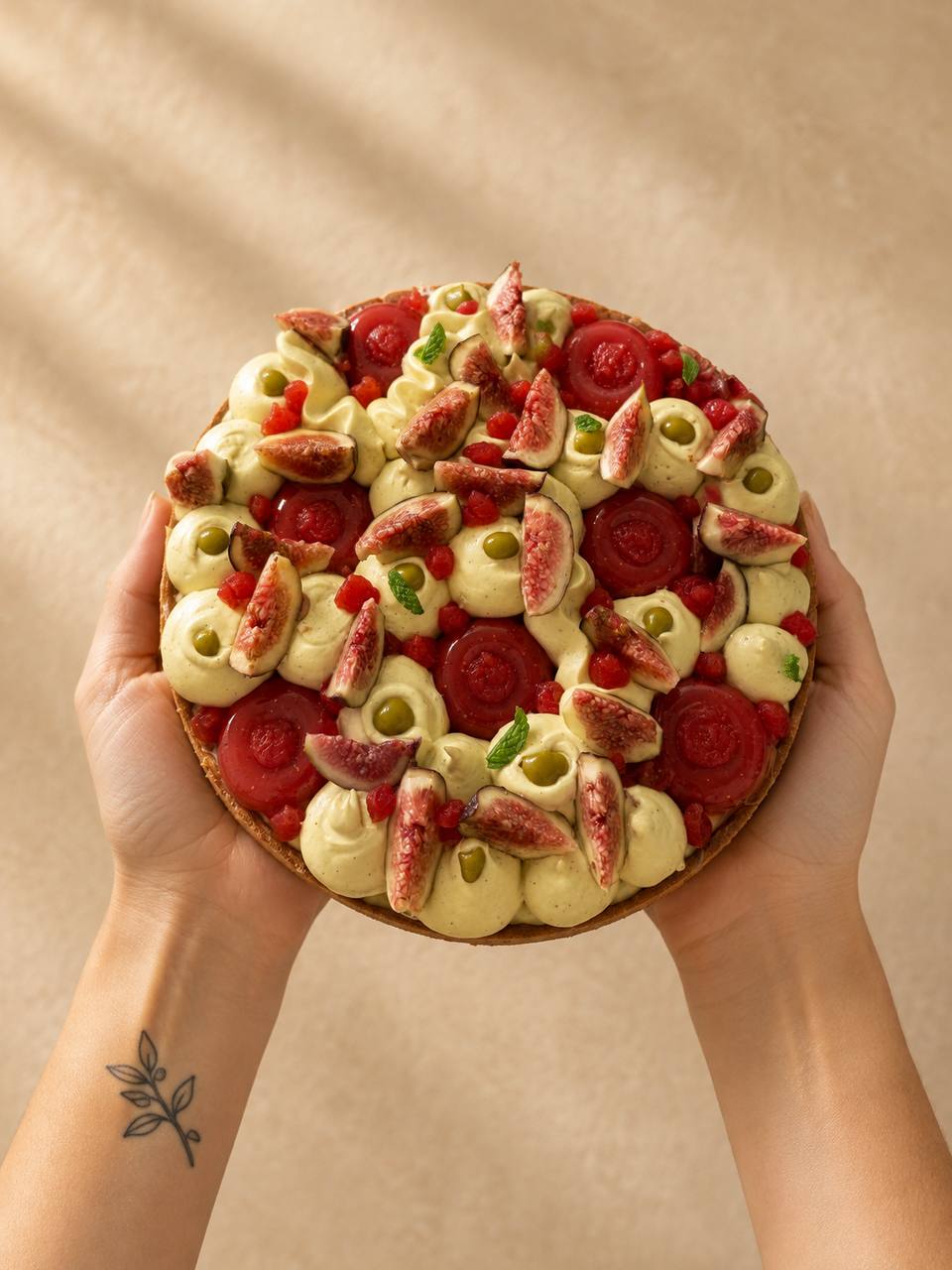 Fig Pistachio Tart