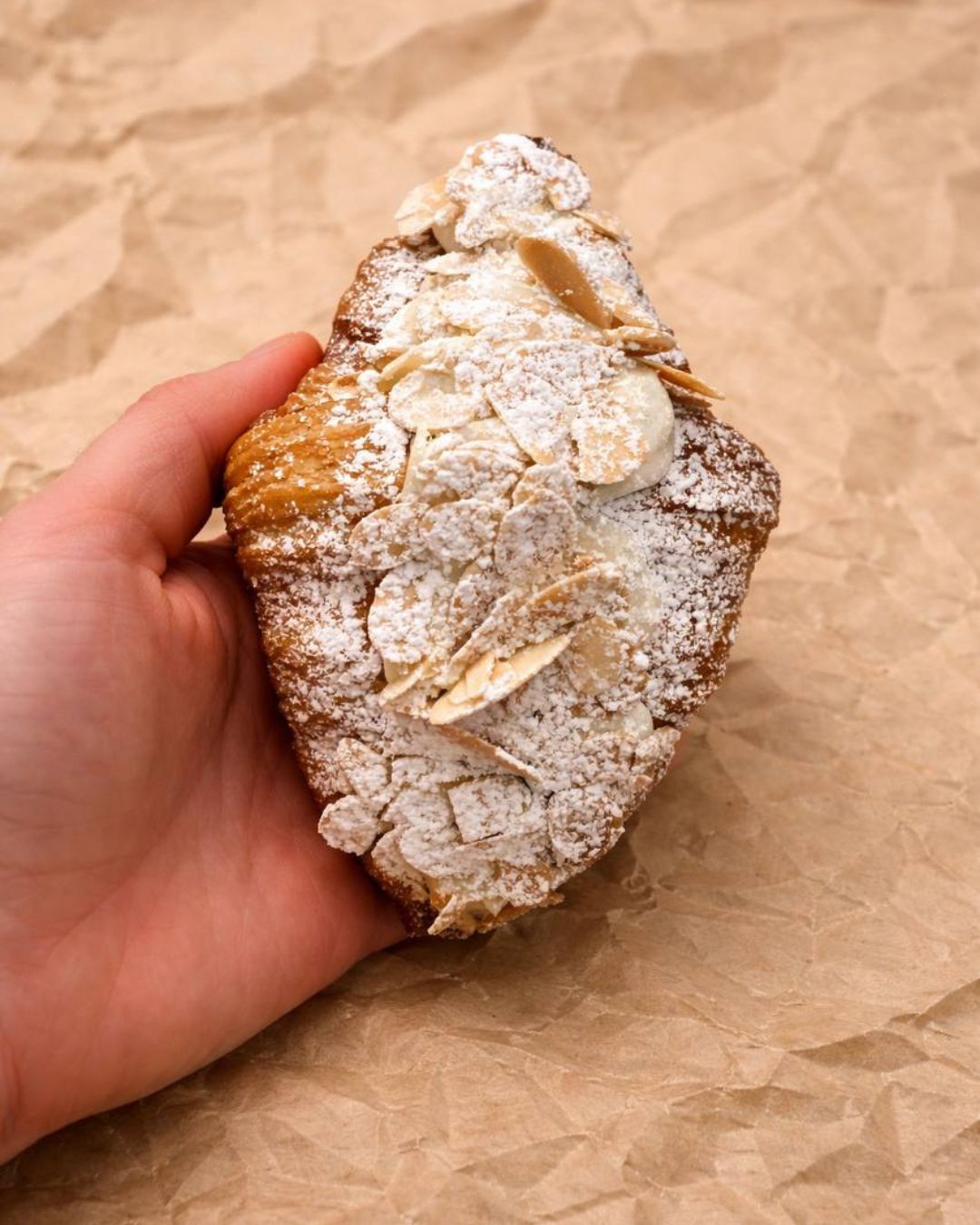 White Chocolate Almond Croissant