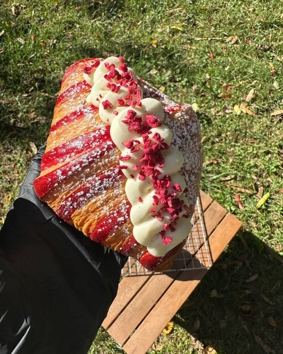 Mascarpone Raspberry Croissant